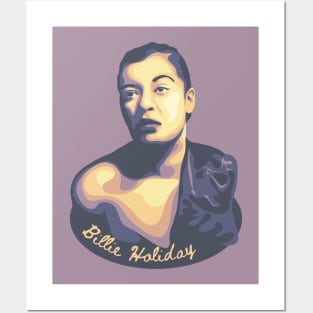 Billie Holiday Portrait Posters and Art